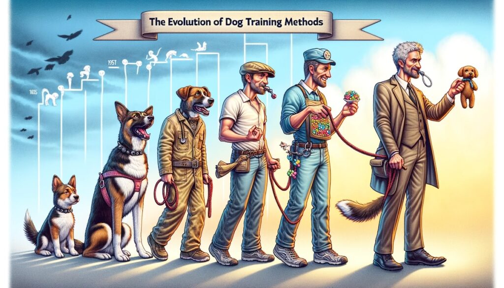 Evolution of dog training methods